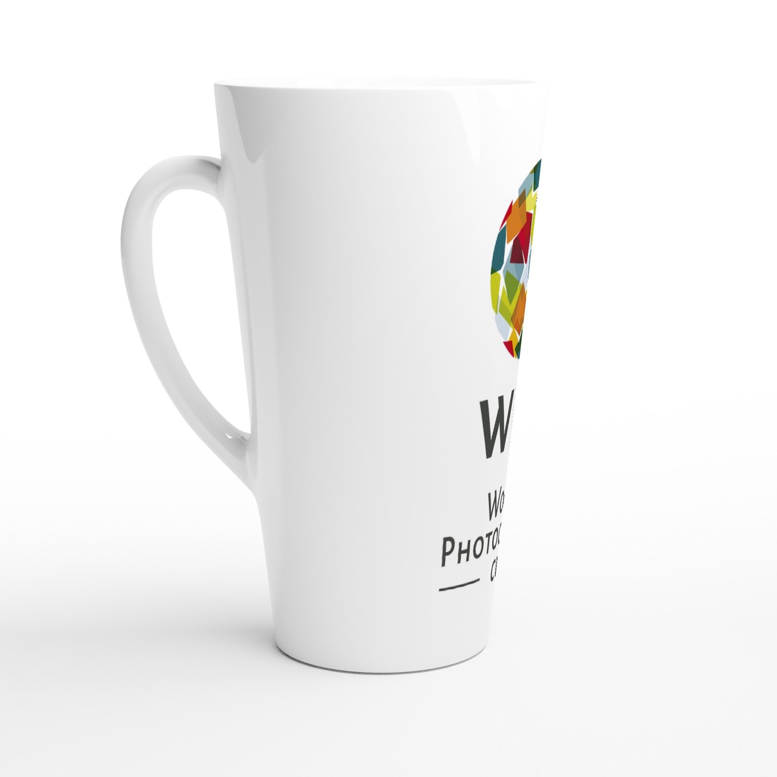 WPC Official logo White Latte Ceramic Mug . - Image 2
