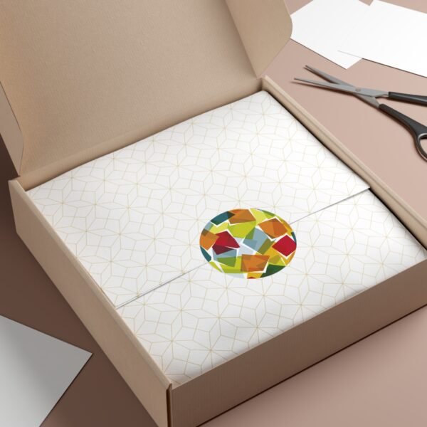 WPC globe. Round Vinyl Stickers - Image 7