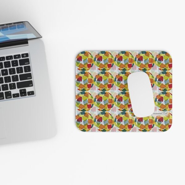 WPC Colorful Geometric Mouse Pad - Image 4