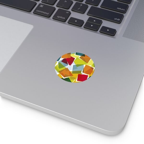 WPC globe. Round Vinyl Stickers - Image 4