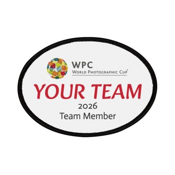 2026 WPC Team Member Oval Custom Iron-On / Sew On Patches