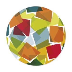 WPC globe. Round Vinyl Stickers